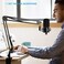 حامل ميكروفون Frgyee Audio Technica مع ذراع تعليق مقصي مزود بحامل مضاد للصدمات، ومرشح صوت، ومشبك متين مطور لميكروفونات الاستوديو المكثفة AT2020 وAT2020USB وAT2035.