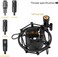 حامل ميكروفون Frgyee Audio Technica مع ذراع تعليق مقصي مزود بحامل مضاد للصدمات، ومرشح صوت، ومشبك متين مطور لميكروفونات الاستوديو المكثفة AT2020 وAT2020USB وAT2035.