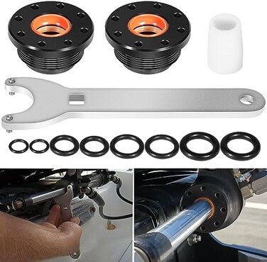 Danti Front Mount Hydraulic Steering Cylinder Seal Kit with Pin Wrench Compatible with HC5340, HC5341, HC5342, HC5343, HC5344, HC5345,HC6750, HC6751 etc. Fits for HS5157 SeaStar Pivot/Front Mount Cyli