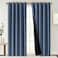 NICETOWN 100% Blackout Curtains 84 inches Long, Pair of Energy SmartNoise Blocking Out Drapes for Baby Room Window, Thermal Insulated Guest Room Lined Window Dressing (Stone Blue, 70 inches Wide.