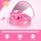 LAYCOL Baby Swimming Pool Float with Removable UPF 50UV Sun Protection Canopy,Toddler Inflatable Pool Float for Age of 3-36 Months,Swimming Trainer.