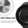 Kxuhivc Hot Pot with Divider for Induction Cooker Dual Sided Soup Cookware Two-flavor Chinese Shabu Shabu Pot for Home Party Family Gathering, 4. 5 Quart (White.