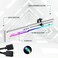 upHere 5V Addressable RGB White Graphics Card GPU Brace Support Video Card Sag Holder,Built-in 5V ARGB Strip,Adjustable Length and Height Support,G276WTARGB.