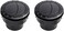 ALEOED 2 Pieces Dashboard Air Conditioning Deflector Outlet Vent Exhaust Grille Side Roof Round Air Ventilation Outlet Black for Car RV ATV A/C 60mm/2. 3in.