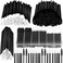 Maitys 263 Pieces Disposable Makeup Applicators Kit, Includes 50 Disposable Eyeliner Brushes 100 Lipstick Applicators Lip Wands 112 Mascara Wands Eyelash Brush with Plastic Organizer Box.