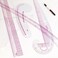 HLZC French Curve Ruler for Pattern Making, 15 Pieces Clear Sewing Ruler Set for Beginners Tailors Designers.