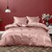 P Pothuiny 5 Pieces Satin Duvet Cover Full/Queen Size Set, Luxury Silky Like Champagne Duvet Cover Bedding Set with Zipper Closure, 1 Duvet Cover4 Pillow Cases (No Comforter.