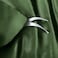 P Pothuiny 5 Pieces Satin Duvet Cover King Size Set, Luxury Silky Like Sage Green Duvet Cover Bedding Set with Zipper Closure, 1 Duvet Cover4 Pillow Cases (No Comforter.