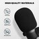 غطاء ميكروفون إسفنجي من Boseen متوافق مع ميكروفونات Rode PodMic NT1-A NT-USB NT2-A Procaster Podcaster يقلل الضوضاء بشكل فعال (عبوتان).