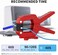 VIT SPORT 3D Printer Filament Connector 3D Printer Accessories Easy Operate for Filament 1. 75mm PLA / ABS / PC / PETG / TPU Material.