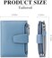 FALAN MULE Small Wallet for Women Genuine Leather Bifold Compact RFID Blocking.