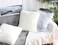 Uhomy 2 Packs Fluffy Accent Pillows Cover 22"x22", Soft White Faux Fur Throw Pillow Case, Modern Luxury Decorative Square Cushion Cover for Farmhouse Home Decor for Sofa/Bed/Chair, 55x55cm.