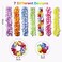 Hongyitime 56 Counts Hawaiian Leis, Luau Party Supplies of Elastic Flowers Necklaces, Headbands and Wristbands - Tropical Hawaiian Decorations, Beach Party Decorations, Birthday Party Favors.