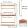 CYCHIRV Weaving Loom Kit, 15. 2"H x 9. 85"W Wooden Tapestry Looms, Warp ​Frame ​Loom Heddle Bar for Weave Board Weaver Tapestry Kids Beginner.