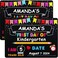 PETCEE Hohomark First Day and Last Day of School Chalkboard Sign,9"x12" Back to School Board Double Sided First Day of School Photo Prop Sign for Kids,GirlsBoys.