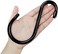 DINGEE 12 Pack 6 in Large Heavy Duty S Hooks,Non Slip Rubber Coated S Hooks for Hanging Plants,7mm Thickness Sturdy Metal Black S Hooks for Closet,Bird Feeders,Kitchen,Large Object,Tools,Bikes.