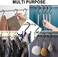 DINGEE 12 Pack 6 in Large Heavy Duty S Hooks,Non Slip Rubber Coated S Hooks for Hanging Plants,7mm Thickness Sturdy Metal Black S Hooks for Closet,Bird Feeders,Kitchen,Large Object,Tools,Bikes.