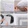 HPUK Decorative Throw Pillow Covers Set of 4 Couch Pillows Accent Cushion Cover for Couch Sofa Living Room, 20"x20" inches, Grey.