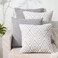 HPUK Decorative Throw Pillow Covers Set of 4 Couch Pillows Accent Cushion Cover for Couch Sofa Living Room, 20"x20" inches, Grey.