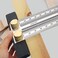 QeeHeng Woodworking Marking T Rulers Ultra Precision,Layout Work Scribe Line Ruler with Holes,Scribing Square Ruler Gauge Measuring Tool Draft Marking Tools Carpenter Measuring Ruler with Stop (200mm.