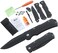 JIN Kids Pocket Knife, Folding Knife for Starter G10 Knife Making Kit Lock Back EDC Knife Dull Knife, G10 BladeHandle.