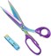 Yelia Fabric Scissors, Professional Tailor Scissors, Multifunctional Ultra-Sharp Titanium Coating Sewing Scissors, Stainless Steel Clothing Scissors for Home and Office - Length 10. 5 Inches.