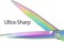 Yelia Fabric Scissors, Professional Tailor Scissors, Multifunctional Ultra-Sharp Titanium Coating Sewing Scissors, Stainless Steel Clothing Scissors for Home and Office - Length 10. 5 Inches.