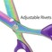 Yelia Fabric Scissors, Professional Tailor Scissors, Multifunctional Ultra-Sharp Titanium Coating Sewing Scissors, Stainless Steel Clothing Scissors for Home and Office - Length 10. 5 Inches.