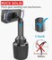 APPS2Car Solid Cup Holder Tablet Mount for Car, Adjustable Height iPad Car Mount for Truck Low Profile Road Trip Essentials Compatible with 4. 7-13" iPad Pro Air Mini, Fire, iPhone, Cell Phone - Black
