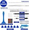 HengTianMei 128 in 1 Precision Screwdriver Set Professional Magnetic Repair Tool Kit for Computer, Laptop, Xbox, Macbook, Game Console (H1128.