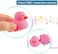 umbresen Pink Rubber Ducks Preschool Bath Toys Bathtub Duckies Gift for Baby Shower Infants Toddlers Car Pool Float Halloween Adults Party Favors Carnival Decorations (Small Pink 2. 2''-12pcs.