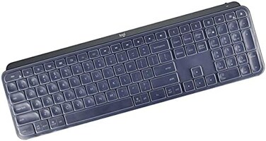 MUBUY-GOL Keyboard Cover for Logitech MX Keys S Wireless Keyboard/Logitech MX Keys Advanced Wireless Keyboard/Logitech Craft Keyboard Ultra Thin Silicone Keyboard Protective Accessories Cover Skin -Cl