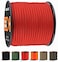 WEREWOLVES 650lb Paracord/Parachute Cord - 9 Strand Paracord Rope - 100', 200' Spools of Parachute Cord, Type III Paracord for Camping, Hiking and Survival (Red, 100 Feet.