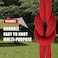 WEREWOLVES 650lb Paracord/Parachute Cord - 9 Strand Paracord Rope - 100', 200' Spools of Parachute Cord, Type III Paracord for Camping, Hiking and Survival (Red, 100 Feet.