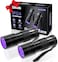 COSOOS 2 Pack UV Flashlight, 12 LED Handheld Blacklight Flashlight 395nm Mini Light Torch Detector for Dog Pet Urine Stains, Bed Bugs and Scorpions. (Batteries not Included.
