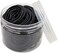 hodooly Black Rubber Bands,200pcs Elastic Bands Sturdy Rubber Band for School Home and Office Use.