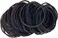 hodooly Black Rubber Bands,200pcs Elastic Bands Sturdy Rubber Band for School Home and Office Use.