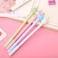KRIZJUES Myusbest 12 Pcs Fruit Cartoon Animal Pens, Kawaii School Supplies Pens Cute Cartoon Gel Ink Pens Boys Girls Cute Pens Suitable for Writing, Gifts for Children and Teachers, Black Refill 0. 5m