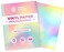 Three Way Cut Holographic Vinyl Sticker Paper 20 Sheets 8. 5 x 11" Waterproof Printable Paper for InkjetLaser Printer, Dries Quickly, Self Adhesive, with CricutSilhouette Rainbow Sticker Printing.