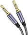 MOSWAG 3. 5mm Audio Cable Male to Male 4 Pole Audio Cable Stereo Aux Cable Auxiliary Cable Aux Cord for Headphones, PS4, Smartphone, Tablets, Headset, PC, Laptop and More.