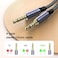 MOSWAG 3. 5mm Audio Cable Male to Male 4 Pole Audio Cable Stereo Aux Cable Auxiliary Cable Aux Cord for Headphones, PS4, Smartphone, Tablets, Headset, PC, Laptop and More.