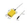 Weewooday 3 Meters K Type Mini-Connector Thermocouple Temperature Probe Sensor Temperature Sensing Line K Type Thermocouple Wire Measure Range -50 to 400 Celsius, Compatible with TM902C/ TES1310 (15 P