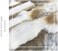 Entua Natural Handcrafted Rabbit Fur Throw Pillow Covers, Real Rabbit Fur Pillow Case Luxury Animal Skin Cushion Cover Pillowcase Home Living Room Bedroom Grey 18 x 18.