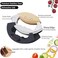 Jawanfu Salad Chopper, Ultra-sharp Salad Chopper Tool for Chopped Salad, Handheld Lettuce Chopper Kit for Salad Bowl, Wood Handle Salad Cutter, Stainelss Steel (Double Blade.
