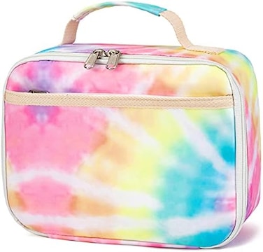 CAMTOP Kids Lunch Box Girls Boys Insulated Lunch Cooler Bag Reusable Lunch Tote Kit for School Travel (094 Tie Dye.