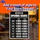 GEEKBEAR Opening Hours Sign (01. Black&ndash; Business Hours Sign - Store Hours Sign &ndash; Hours of Operation Signs for Business &ndash; Open Sign with Hours &ndash; Store or Office Hours Sign Changeable&hellip;.