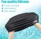 Alepo 2 Pack Kids Swimming Cap Boys Girls, Durable Silicone Swimming Hat with 3D Ear Pockets for Age 3-15 Toddler Child Youth Teen, Bath Swim Cap for Short/Long Hair with Ear Plugs Nose Clip.