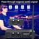 Levusu UHF Wireless in-Ear Monitor System with Earphone,180Ft, Rack Mount, Professional IEM Stereo System Transmitter and Beltpack Receiver for Studio, Guitar, Band Rehearsal, Live Performance (1 Body