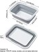 AUTODECO 2 Pack Collapsible Sink with Handle Towel, 2.