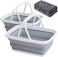 AUTODECO 2 Pack Collapsible Sink with Handle Towel, 2.